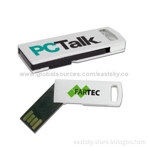 Swivel Promotional USB Flash Drive, Fashionable Multifunction, 64MB-32GB Memory Capacity